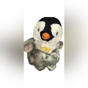 Build A Bear Workshop Happy Feet Penguin Soft Plush  Yellow Bow Tie 18" H2